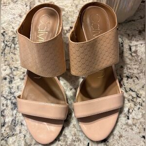 Pink Calvin Klein Dress Sandals Size 7.5